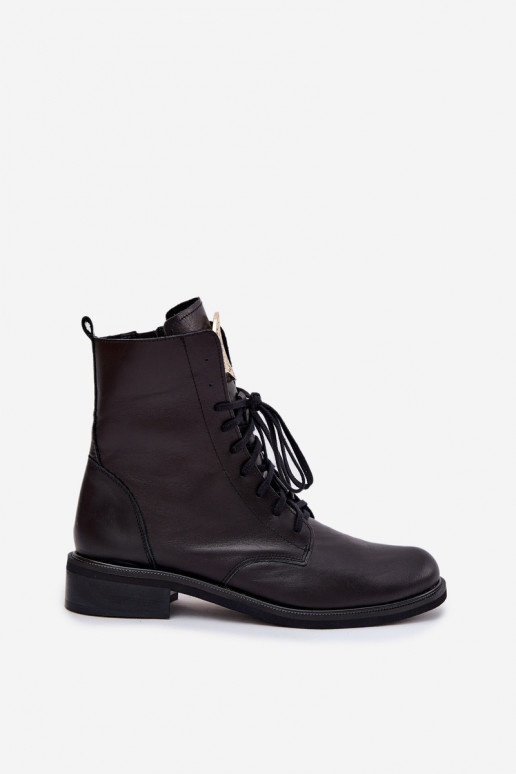 Oda Moteriški aulinukai su plačiais kulniukais Ze aukso spalvosm Detalem Zazoo 3084 juodos spalvos