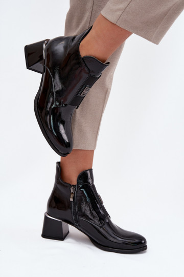 Oda su lako efektu Aulinukai Klocke Su puošniais Detalem pašiltinti Zazoo 60560 juodos spalvos