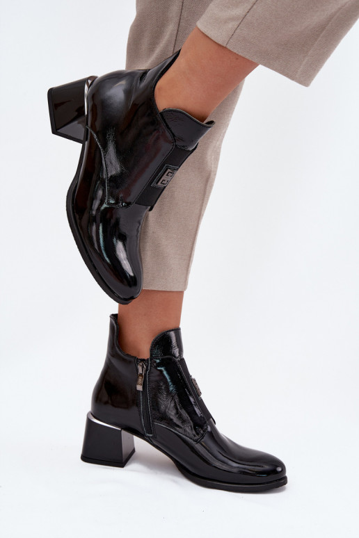 Oda su lako efektu Aulinukai Klocke Su puošniais Detalem pašiltinti Zazoo 60560 juodos spalvos