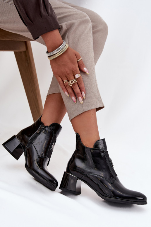 Oda su lako efektu Aulinukai Klocke Su puošniais Detalem pašiltinti Zazoo 60560 juodos spalvos