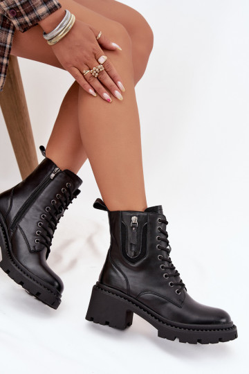 Oda Moteriški aulinukai Klocke pašiltinti Vinceza 86418 juodos spalvos