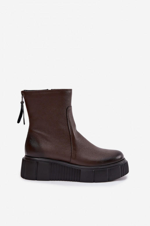 Zazoo 60369 Moteriški aulinukai su platforma CzekoladoĮe Zazoo 60369 Moteriški aulinukai su platforma CzekoladoĮe