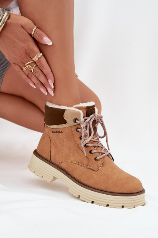 pašiltinti batai Moteriškas O'NEILL BENICIA INOMEN HIGH rudos spalvos pašiltinti batai Moteriškas O'NEILL BENICIA INOMEN HIGH rudos spalvos