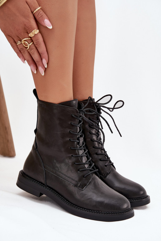 Oda pašiltinti Moteriškas Darbiniai kulkšnies batai Big Star SS274480 juodos spalvos Oda pašiltinti Moteriškas Darbiniai kulkšnies batai Big Star SS274480 juodos spalvos