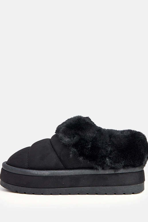 Juodi trumpi sniego batai, pašiltinti...