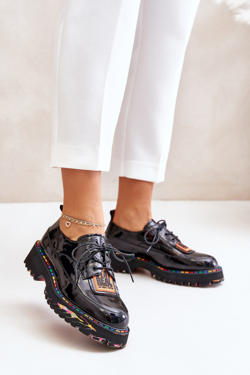 su lako efektu batai Moteriškas su raišteliais Artiker 55C0499 juodos spalvos