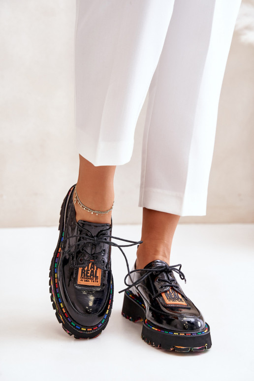 su lako efektu batai Moteriškas su raišteliais Artiker 55C0499 juodos spalvos