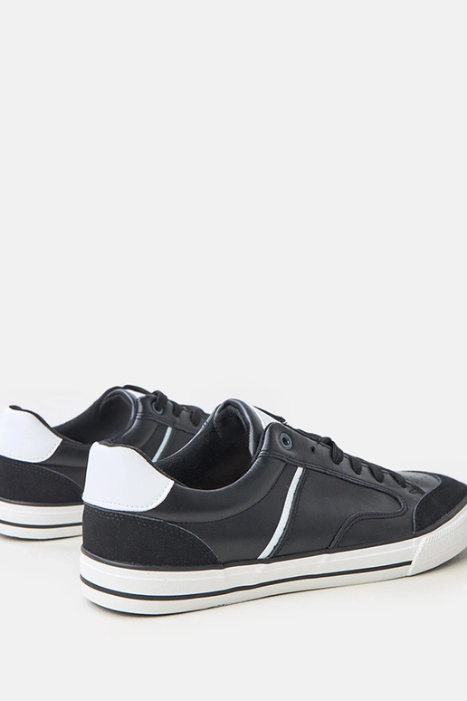 Juodi vyriški sportbačiai su baltomis...