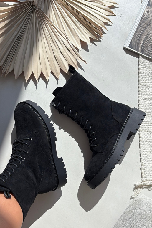 Moteriški pašiltinti darbiniai kulkšnies batai, juodos spalvos, Tai turirvielle