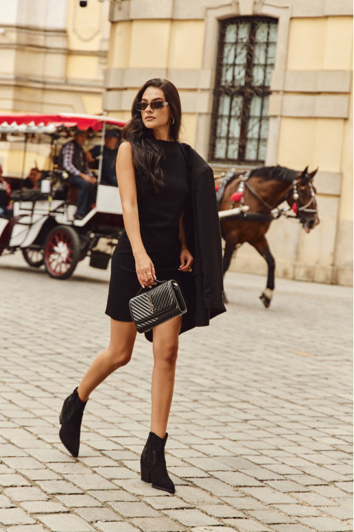 kaubojiško stiliaus aulinukai Moteriškas pašiltinti Su dekoracija su kulniukais juodos spalvos Arabella kaubojiško stiliaus aulinukai Moteriškas pašiltinti Su dekoracija su kulniukais juodos spalvos Arabella