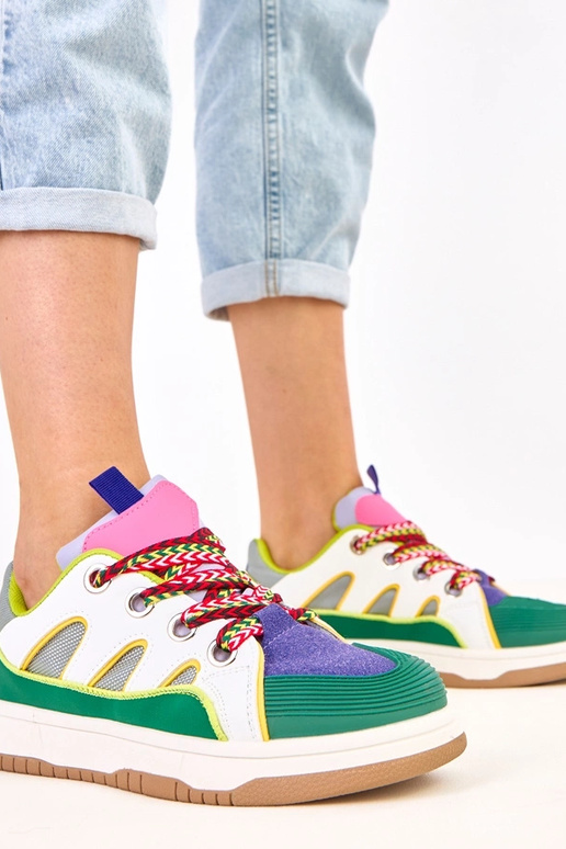 Žali sportbačiai su storomis...