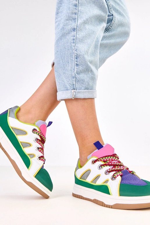 Žali sportbačiai su storomis...