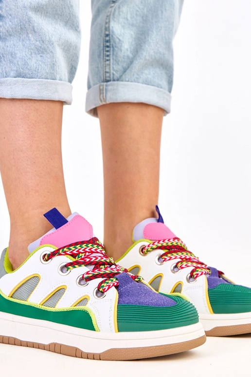 Žali sportbačiai su storomis...