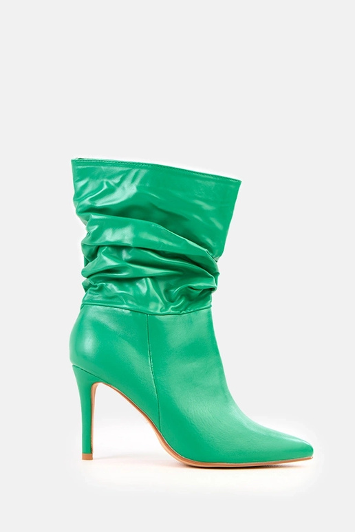 Žali aulinukai ant aukšto kulno su...