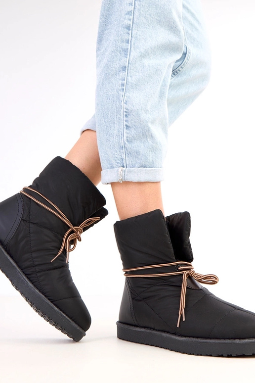 Juodi moteriški sniegbačiai su...