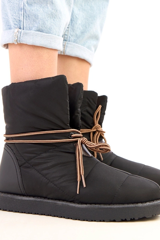 Juodi moteriški sniegbačiai su...