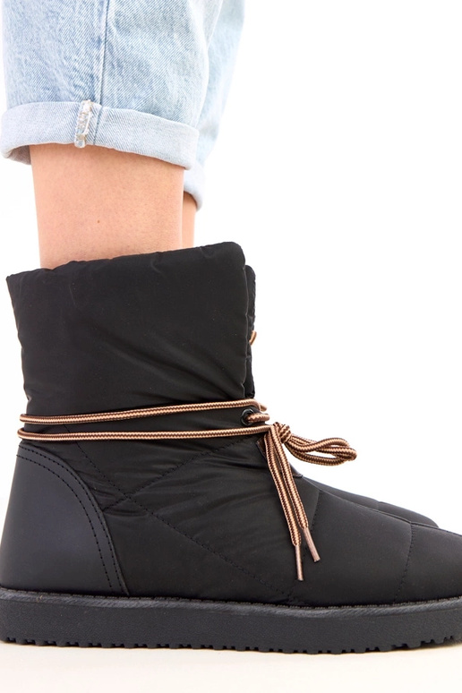 Juodi moteriški sniegbačiai su...