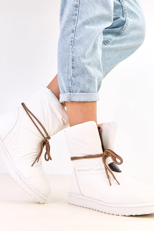 Balti moteriški sniego batai su...