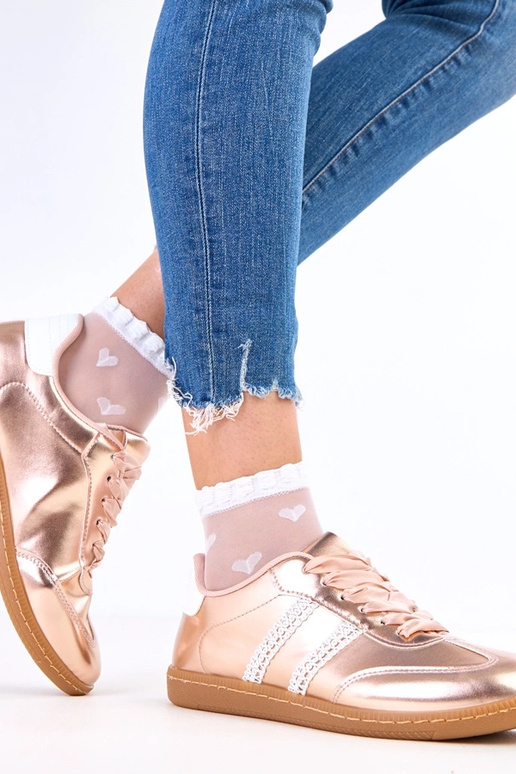 Šampano spalvos moteriški sportiniai...