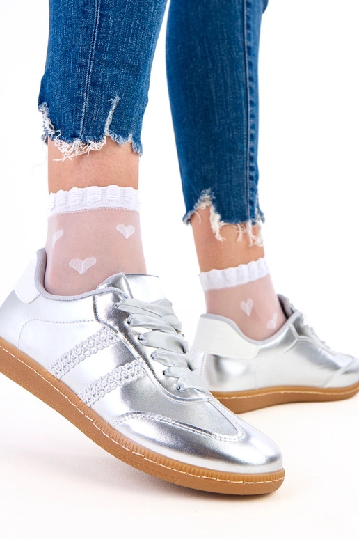 Sidabriniai moteriški sportiniai...