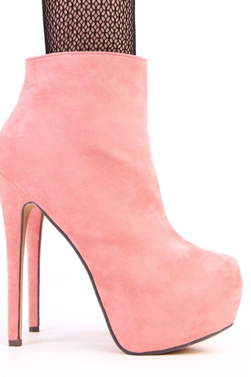 Rožiniai zomšiniai aulinukai su...