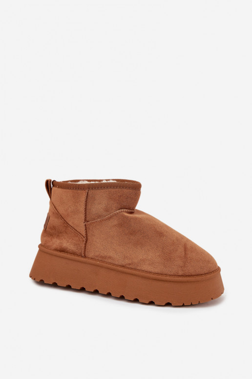 sniego batai Moteriškas su platforma rudos spalvos Celyra