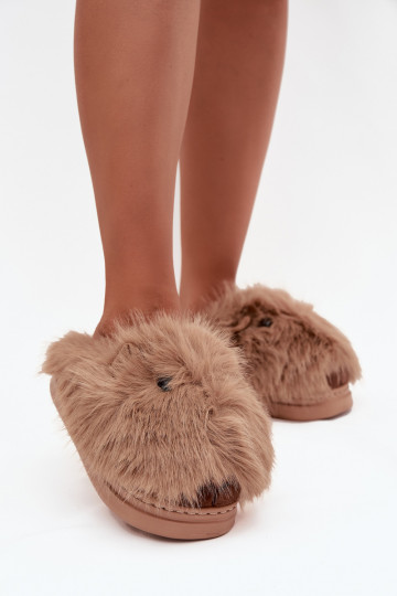 su kailiuku Kapice Moteriškas Kapibary chaki spalvos Pravelle