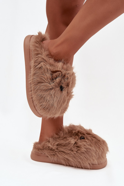 su kailiuku Kapice Moteriškas Kapibary chaki spalvos Pravelle