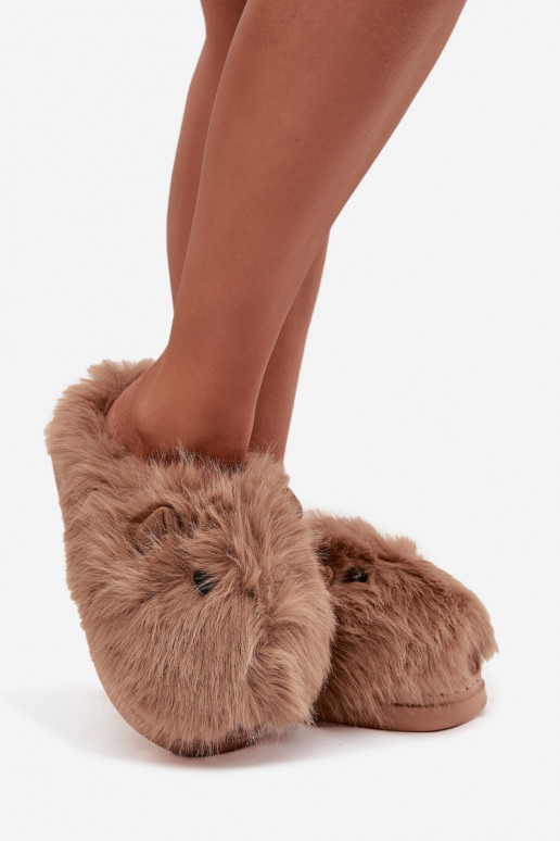 su kailiuku Kapice Moteriškas Kapibary chaki spalvos Pravelle