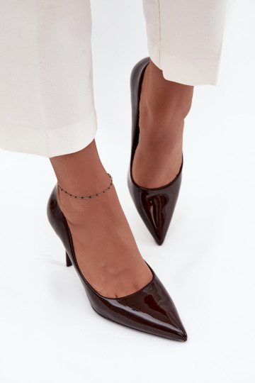 su lako efektu Eko Oda aukštakulniai bateliai Moteriškas Ze Szpiczastymi Noskami CzekoladoĮe Jadira