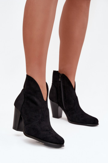 Moteriški aulinukaisuiš eko zomšosu juodos spalvos Elvirae 2