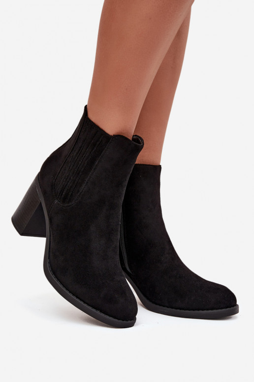 pašiltinti Moteriški aulinukai Įjungta SłupkoĮym Obcasie juodos spalvos Brevina