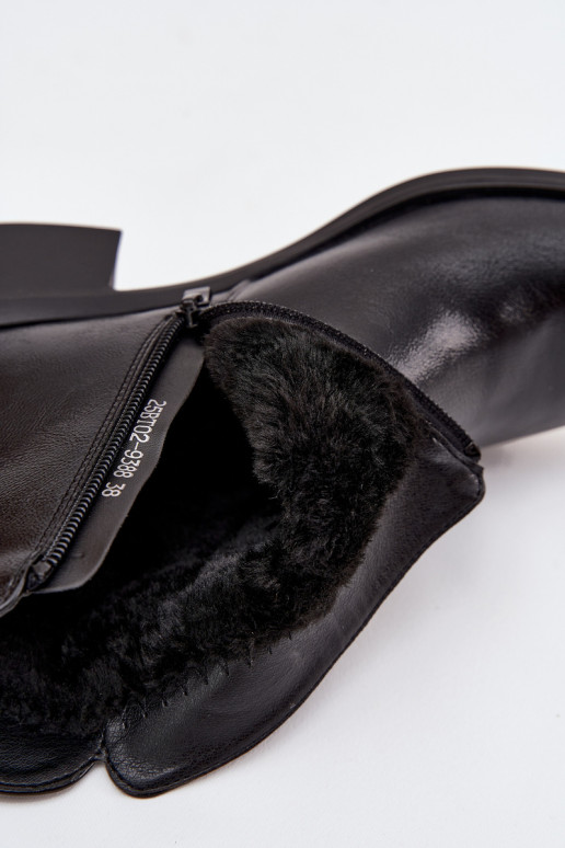 pašiltinti Moteriški aulinukai Klocke juodos spalvos Delmira