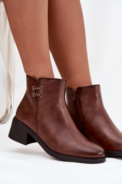 pašiltinti Moteriški aulinukai Klocke rudos spalvos Delmira pašiltinti Moteriški aulinukai Klocke rudos spalvos Delmira