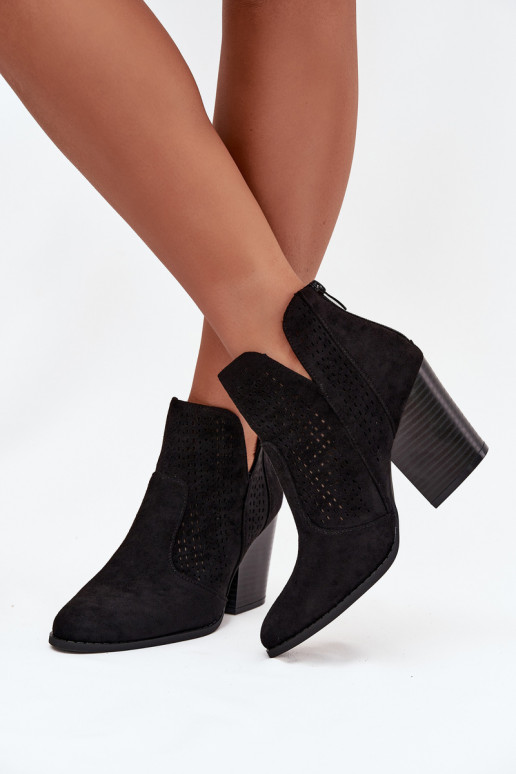 su aužūro elementais Moteriški aulinukai S.Barski HY51-060 juodos spalvos su aužūro elementais Moteriški aulinukai S.Barski HY51-060 juodos spalvos