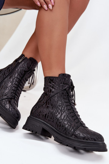 Oda Darbiniai kulkšnies batai Moteriškas pašiltinti Į Pilį Artiker 57C2257 juodos spalvos