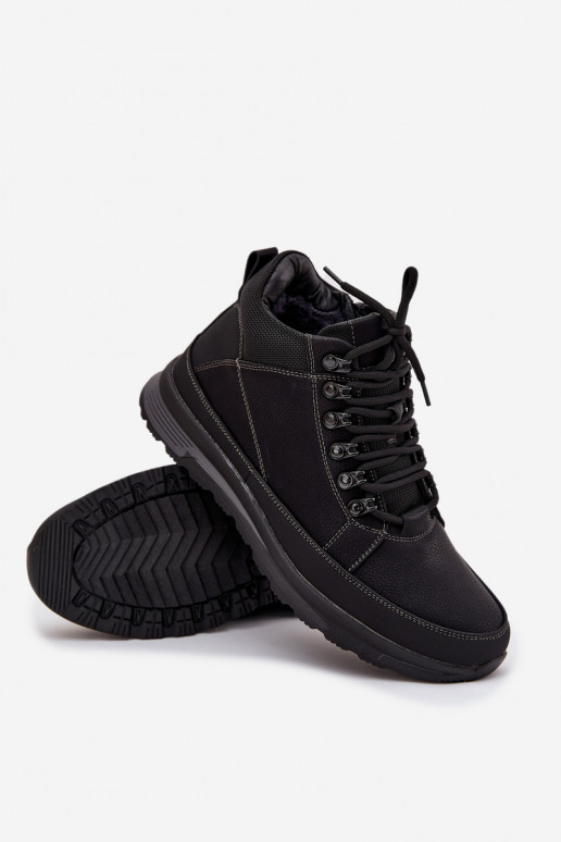 žygio batai batai Vyriški pašiltinti juodos spalvos INivelle