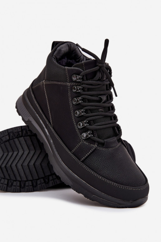 žygio batai batai Vyriški pašiltinti juodos spalvos INivelle