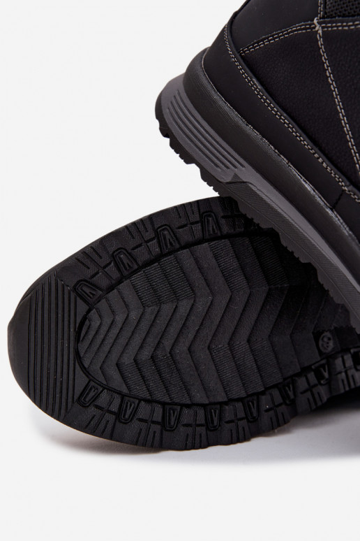 žygio batai batai Vyriški pašiltinti juodos spalvos INivelle