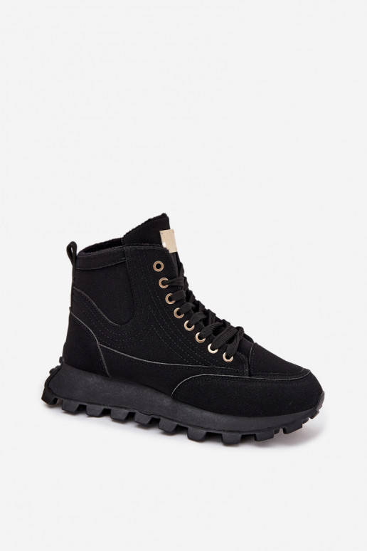 pašiltinti batai Moteriškas su platforma juodos spalvos Tai turirivira