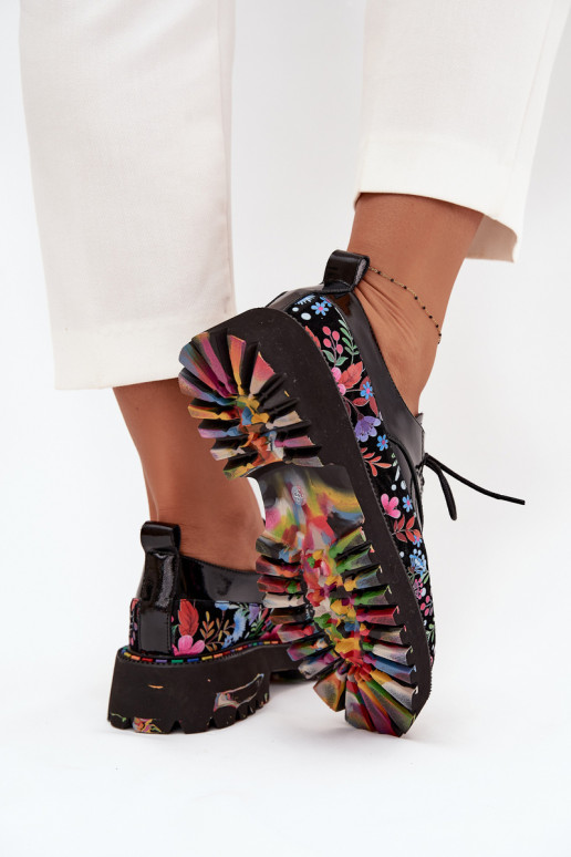 su lako efektu bataisuĮjungtaturalnej Skóry su raštais Artiker 57C0174 juodos spalvos