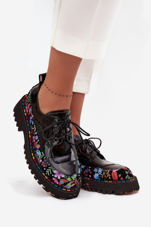 su lako efektu bataisuĮjungtaturalnej Skóry su raštais Artiker 57C0174 juodos spalvos