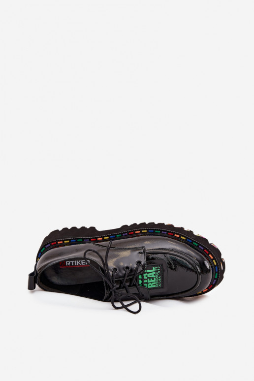 su lako efektu Oda batai Moteriškas Artiker 57C0172 juodos spalvos