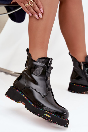 su lako efektu Moteriški aulinukaisuĮjungtaturalnej Skóry pašiltinti Artiker 57C0166 juodos spalvos