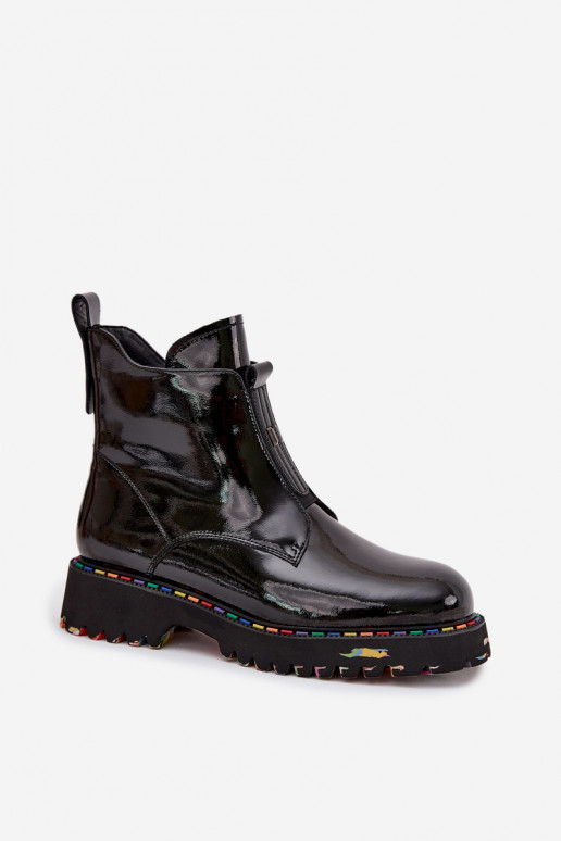 su lako efektu Moteriški aulinukaisuĮjungtaturalnej Skóry pašiltinti Artiker 57C0166 juodos spalvos