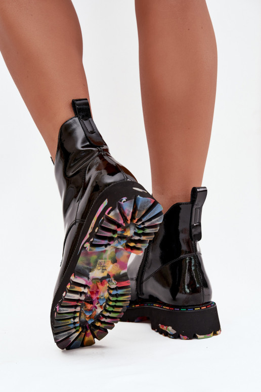 su lako efektu Moteriški aulinukaisuĮjungtaturalnej Skóry pašiltinti Artiker 57C0166 juodos spalvos