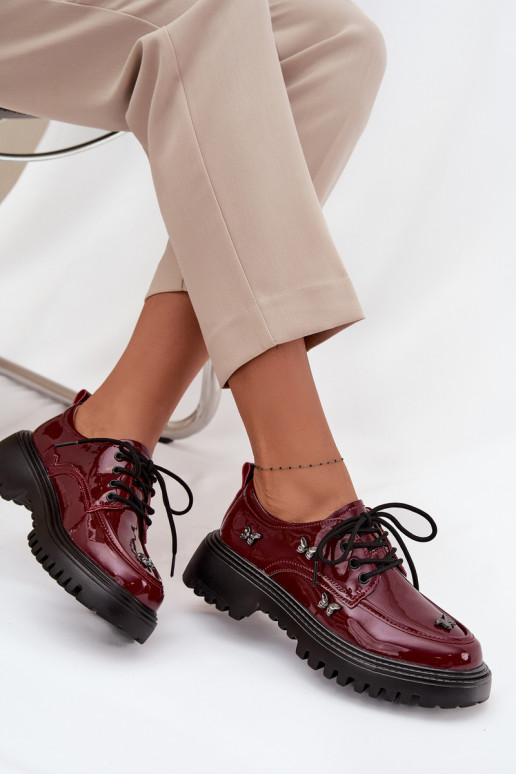 su lako efektu Oda batai MoteriškassuPrzypinkami Artiker 57C0336 bordo spalvos