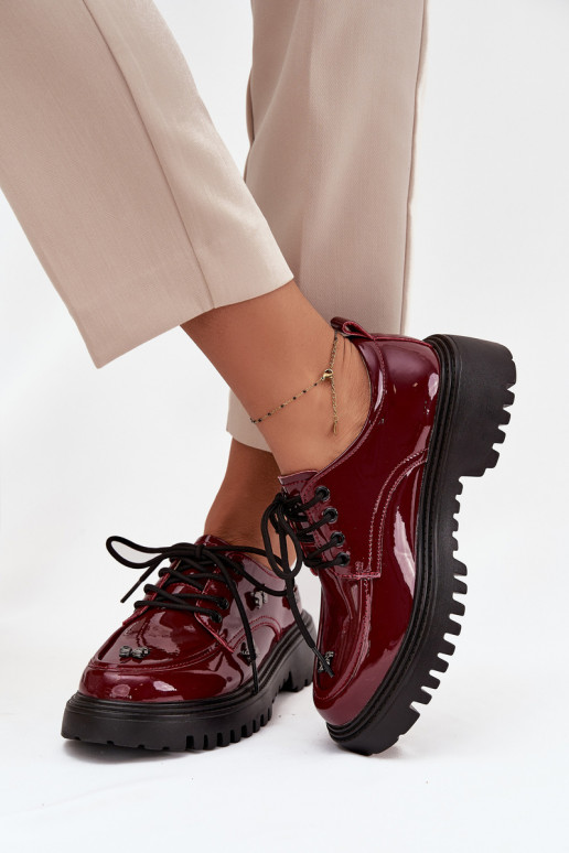 su lako efektu Oda batai MoteriškassuPrzypinkami Artiker 57C0336 bordo spalvos