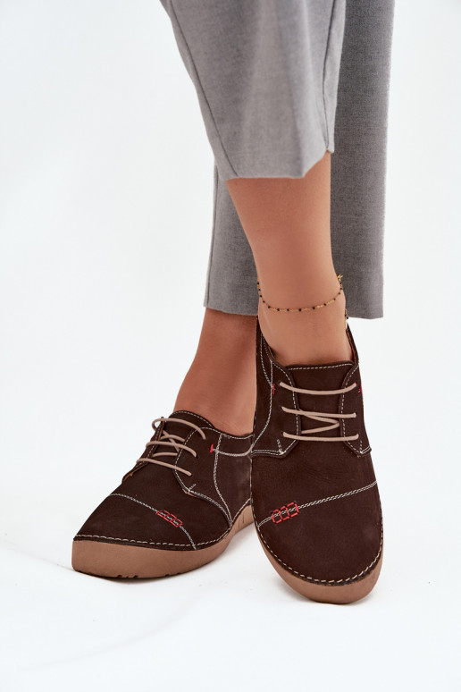 Oda batai MoteriškassuPrzeszyciami Artiker 57C2114 rudos spalvos