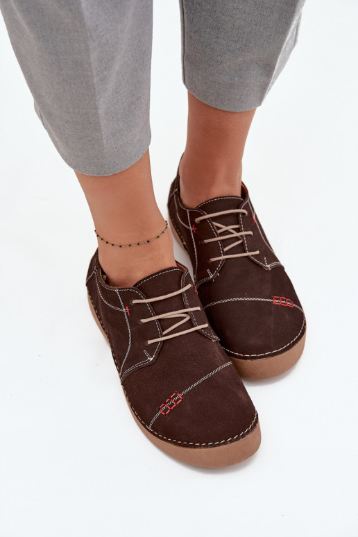 Oda batai MoteriškassuPrzeszyciami Artiker 57C2114 rudos spalvos